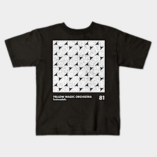 Yellow Magic Orchestra / Minimal Graphic Design Tribute Kids T-Shirt